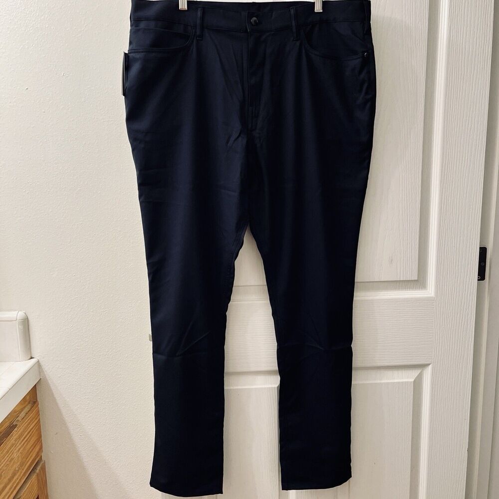 Polo Ralph Lauren Men 38x34 Performance Classic Stretch Navy Blue 5 Pocket Pants